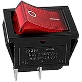 4 Pin Rocker Switch Heschen Rectangle Mini Boat Rocker Switch, RK2-03, DPST, ON-OFF, 2 Kcd4 Rocker Switch 16a 250v 20a 125v