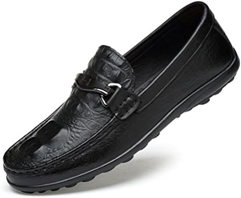 Men Shoes Leather Casual Mocassin Style Faux Crocodile Loafers Size 38To 45 , EU43
