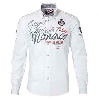 McGregor Monaco Race Collection Chemise Gp Monaco 2014-blanc XXXL: Amazon.fr: V??tements et 