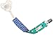 Pacifier Clip - 3 Pack, BOYS - Ziggy Baby 2-Sided Design, Pacifier Holder - Best Boys Pacifier Clip for Teething Ring, Soothie Pacifiers, Pacifers, Baby Bibs - Perfect Baby Shower Gift