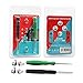 Produktbild Nowakk 2 X Set Controller Reparatur Kit Professionelle Reparatur Werkzeug Teile Legierung Schnalle Lock Kit für NS Nintendo Schalter NX Joy-Con Controller mit 2 Stück Schraubendreher
