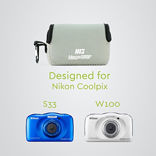 MegaGear MG790 Nikon Coolpix W100  S33 Ultra Light   tui en N  opr  ne - Gris