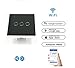 Produktbild Fast Wifi Smart Dimmer Switch - Wand Touch-Schalter, Wireless Voice Control, Arbeitet mit Amazon Alexa Echo und Google Home Ihre Smartphone-App Steuern Sie Ihre Lampen Überall,Black