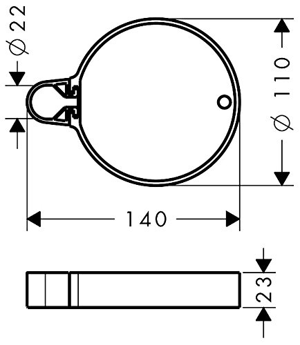 hansgrohe Ersatzteil, Casetta’C Seifenschale, chrom - 3