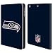 Produktbild Offizielle NFL Einfarbig Seattle Seahawks Logo Brieftasche Handyhülle aus Leder für Apple iPad mini 1 / 2 / 3