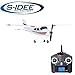 s-idee 01506 Flugzeug Cessna F949 ferngesteuert mit 2.4 Ghz Technik mit Lipo Akku