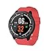 Produktbild elecfan Smart Blutdruckmesser Watch, Pulsmesser Farbbildschirm Aktivitätstracker 1,3 Zoll Schrittzähler Smartwatch für iPhone Android Handy,Rot