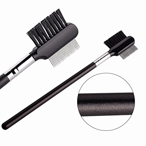 3D Fiber Verdickung und Verlängerung schwarze Wimperntusche mit Schwarze Vitrine + Makers Augenbraue Pinsel - 4