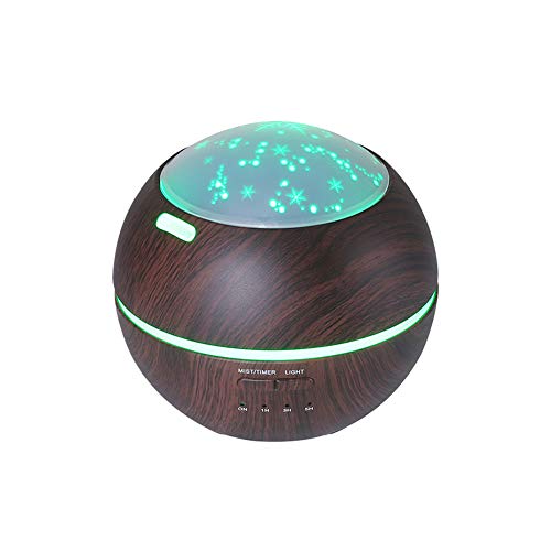 TYY-guang - Mini diffusore di Oli Essenziali, in Legno, con Grana Fresca, umidificatore Notturno, per casa, Ufficio, 150 ml, Standard Americano