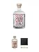Produktbild Siegfried Rheinland Dry Gin Deutschland 3,0 Liter (Magnum) + Siegfried Rheinland Dry Gin Deutschland 0,04 Liter Miniatur + Schiefer Glasuntersetzer eckig ca. 9,5 cm Durchmesser