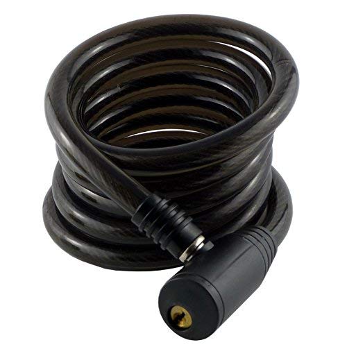 Preisvergleich Produktbild Robustes Kabel Fahrradschloss mit integriertem Schloss schwarz