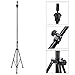 Anself Adjustable Tripod Stand Holder Hairdressing Training Head Mold Mannequin Holder Salon Hair Clamp