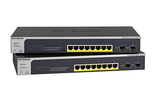 Netgear GS510TLP-100EUS 8-Port PoE Plus Gigabit Smart Managed Switch mit 2 SFP schwarz - 6