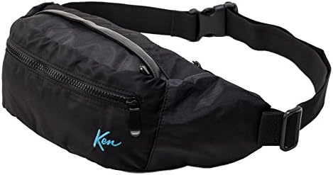 KEN Series Mens Waist Pack Fanny Bag Sling Pocket Lightweight For Running Hiking Climbing for Men black Camouflage #BKFB007