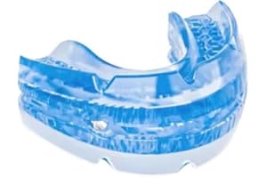 ILESTDG BuccoCare Orthèse D'avancée Mandibulaire,Précis Et Confort Doux Protections Dentaires (Bleu)