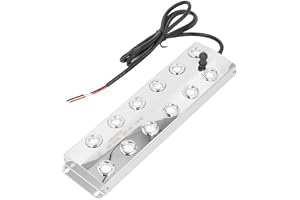 Rengue Ultrasonic Mist Maker 12 Head 9000mL/H Dammdimma med 400W IP67 Vattentät Strömförsörjning Flottör för Trädgårdsväxthus Halloween Dekoration