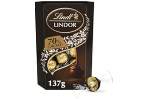LINDT LINDOR NEGRO 70% CORNET 137g TB