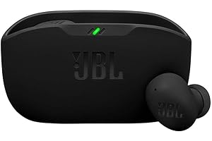 JBL Wave Buds 2 Bezprzewodowe Słuchawki Dokanałowe Bluetooth z Redukcją Szumów, 40 H Odtwarzania, Dźwiękiem JBL Pure Bass, Smart Ambient, Odpornością IP54, Wielopunktowym Połączeniem, Czarne