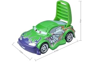 SuoSuo LZWJD Pixar Cars 3 Chick Hicks Police Police McQueen Mater Favoloso Hudson 1: 55 Diecast Metal in Ley Model Car Giocattoli per Ragazzi (Colore : Wingo)