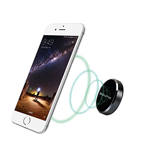 Moutik teléfono Pantalla Plana Stick On - Soporte magnético de Coche Soporte de salpicadero para iPhone 7 Plus 6S 5S Funda para teléfono Celular GPS