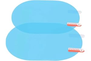 JULYKAI Rückspiegel Schutzfolie Seitenspiegel Regenschutz Rückspiegel Regenfolie, Rückspiegel Regenaufkleber Anti-Fog-Seitenspiegelfolie, für LKW Auto