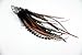 REAL FEATHER HAIR EXTENSIONS - 25 MINI SHORT FLUFFY MIXED NATURALS WITH RINGS & LOOP