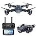 Produktbild Prevently Faltendes Flugzeug Control RC Helikopter, Ferngesteuerter Hubschrauber für Einsteiger FQ777 FQ35 2,4G RC 720 P Wifi FPV HD Kamera Faltbare RC Quadcopter Drone Hover