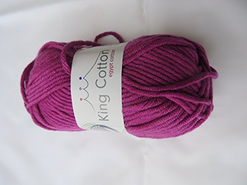 Gründl King Cotton Set, 10 x 50 G, + kostenlose Anleitung für eine Häkelmütze Farbe frei wählbar(Farben bitte per Nachricht mitteilen) - 9