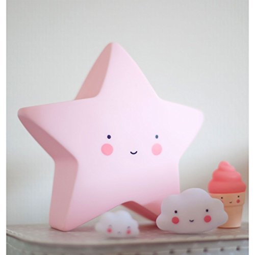 A Little Lovely Company – Star Light – Nachtlicht Stern – Pink - 3