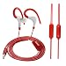 Produktbild Kopfhörer Hirolan 3,5 mm Super Bass Stereo Im Ohr Kopfhörer Headset Support for iPhone / Samsung / HTC / Huawei / Sony/ Meizu / Oppo / Vivo / ZTE / Nubia / LG mobile (Rot)