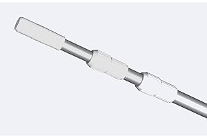 Well Solutions® Teleskopstange 150-450 3-teilig professionelle ausziehbare Pool Stange