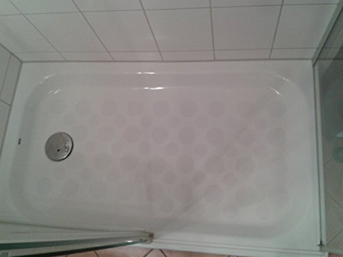 Kara Grip Anti Rutsch Sticker Dusche feine Punkte 5 mal 8 Stk also 40 Stk a 5 cm, anstatt Duschmatte, Wanneneinlage oder Badematte rutschfeste Anti Rutsch Streifen Matten - 7
