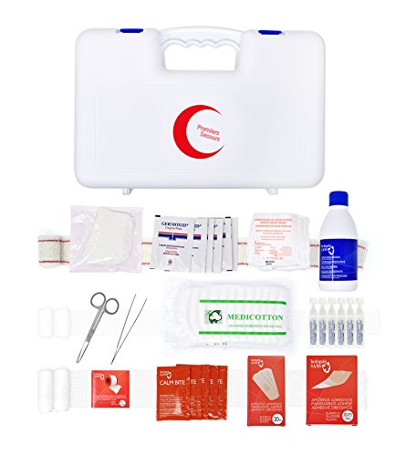 Botiquín Sans Media Luna - Primeros auxilios con 45 artículos indispensables