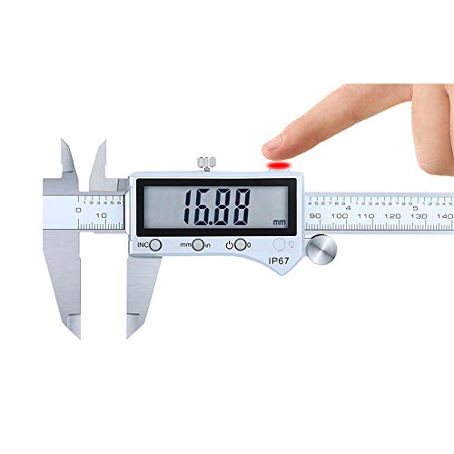Preisvergleich Produktbild Vernier Caliper, Digital Edelstahl Vernier Caliper 0-150 mm IP67