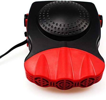 Car Heater FMTT Portable Fast Heating Quickly Defrosts Defogger with 3-Outlet Plug, 12V 150W Auto Ceramic Heater Cooling Fan Winter Windscreen Window Demister