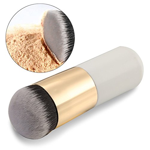 VONISA Pro Makeup Liquid Foundation Brush Bronzer Concealer Brush Make Up Blusher Brush Angled Buffer Contour Brush Lollipop Round Makeup Brushes Beauty Cosmetics Tool BB Cream Brush CC Cream Brush Kit
