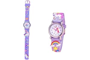 OMEIU Store Analogue Quartz Watch with Ceramics Strap Bracelet Girls Toddler Watches Gifts for Kids Birthday Gifts