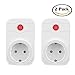 Produktbild 2 Stück Smart Steckdose, Intelligente WLAN Steckdose, Smart Wifi Steckdose, WLAN Smart Steckdose mit App Steuerung für IOS und Android - Duomishu