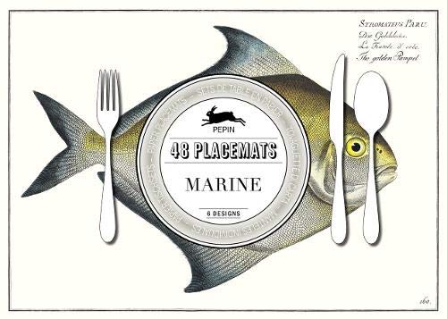 Preisvergleich Produktbild Marine: Placemat Pad: Paper Placemat Pads