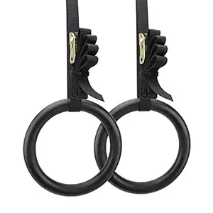 IRIS Fitness Gymnastic Rings,Olympic Gym Rings with Heavy Duty 1.5