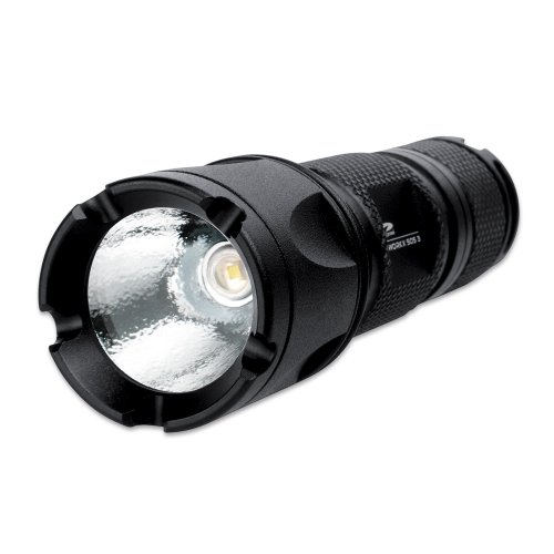 LiteXpress LXL432001 Workx SOS 3 Aluminium-Taschenlampe, 1 Cree Hochleistungs-LED mit Lichtleistung bis zu 62 Lumen, SOS-Blinklicht für Notsituationen, Leistungsangabe nach ANSI-Standard, schwarz - 3