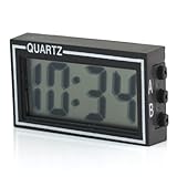 Reloj Digital Electrónico para Coche Automóvil y Hogar Fecha Tiempo Calendario