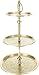 Produktbild Etagere Etagenständer Servierplatte Etagenplatten Gebäckständer 3-stöckig goldfarbend A900