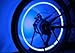 Produktbild EDELSIGN, 2x LED Ventilkappen BLAU, Reifen Beleuchtung, Speichen Licht, für Fahrrad Felgen Auto Bike, Valve Caps (Blau / blue)