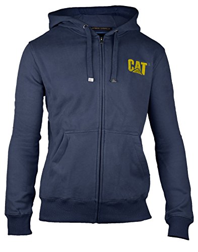 Preisvergleich Produktbild Caterpillar CAT Logo LongZip Hooded Sweatshirt Blue - M
