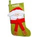 Produktbild 1 Stück _ XL - Weihnachtssocke & Filzstrumpf - " 3-D Effekt - Weihnachtsmann / Nikolaus / Santa Clause " - incl. Name - 45 cm - Nikolausstiefel - Nikolausstrumpf / Weihnachtsstiefel - großer Geschenke Strumpf - Weihnachten - Dekosocke / Dekostrumpf - Weihnachtsstrumpf / Beutel zum selbst Befüllen & Aufhängen - Weihnachtssocken - Kamin Filzschuh Filzstiefel - Geschenkesack Kamin - Weihnachtsdeko / Geschenkverpackung - Nikolaussocke - Socke Strümpfe / Geschenkestiefel - Weihnachten
