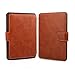 Produktbild Mulbess Ledertasche im Book Case für Amazon alle neue Kindle Paperwhite Tasche Hülle Leder Etui,Cognac Braun [Fits All versions: 2012, 2013, 2014 und 2015 New 300 PPI]