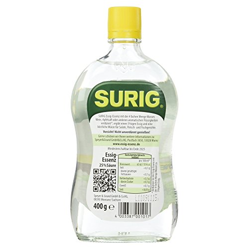Surig Essig Essenz 25% Hell 400 g - 3