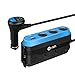 Price comparison product image Te-Rich Quick Charge 3.0 & USB C PD Car Charger, 120W 3-Socket Cigarette Lighter Adapter, 12V/24V Car Power Splitter Extension for Pixel, iPhone Xs/XR/X/8/8 Plus, Samsung Galaxy, Dash Cam and More