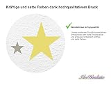 I-love-Wandtattoo WAS-10456 Kinderzimmer Wandsticker Set „Pastell Sterne in frischen Farben für ein stilvolles Ambiente“ 25 Stück Sternenhimmel zum Kleben Wandtattoo Wandaufkleber Sticker Wanddeko - 3